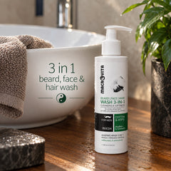 Beard - Face - Hair Wash 3-in-1 Macrovita