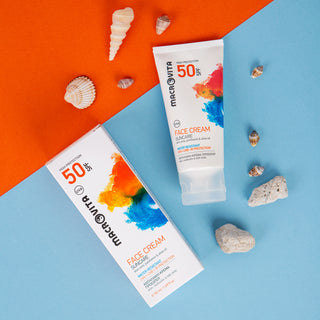 Zonnebrand Gezichtscrème SPF50