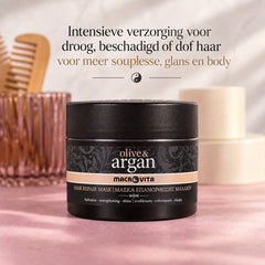 Olive & Argan Haarmasker Macrovita
