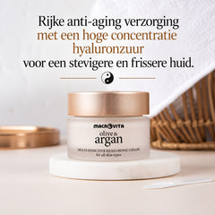 Olive & Argan Hyaluronzuur Gezichtscrème (age-defense) Macrovita