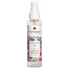 Hair & Body Mist Sinaasappel, Vanille & Bosbes Messinian Spa