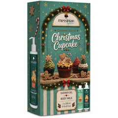 Caramel Biscuit Christmas Cupcake Gift Set