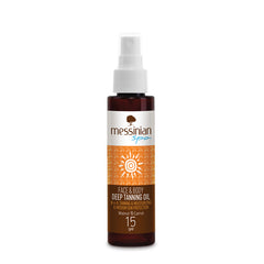 Deep Tanning Oil SPF15 (100ml) Messinian Spa