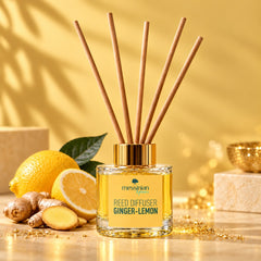 Ginger-Lemon Fragrance Sticks Messinian Spa