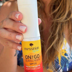 On The Go Sunscreen Dry Oil SPF20 (gezicht, lichaam en haar) Messinian Spa