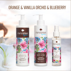 Orange, Vanilla Orchid & Blueberry Gift Set Messinian Spa
