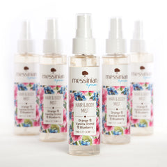 Body en haar Mist Sinaasappel, Vanille & Bosbes Messinian Spa