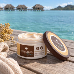 Gouden Glitter Hand & Bodycrème Messinian Spa