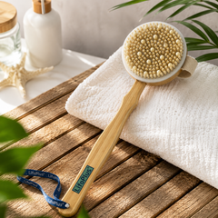 Mythos Bamboe Rugborstel met Massageknopen Mythos