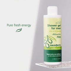 Douchegel for Men (attractive) Olive-elia